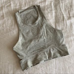 Outdoor Voices split back crop top/sports bra